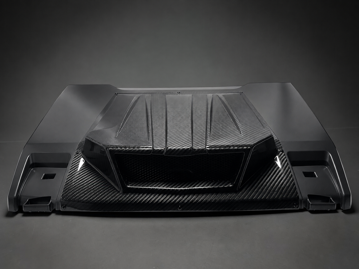 POLARIS XPEDITION CARBON FIBER HOOD SCOOP