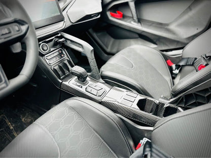 CAN AM MAVERICK R CARBON FIBER - FRONT CENTER CONSOLE