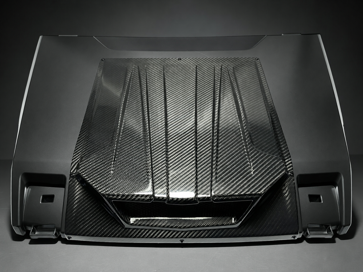 POLARIS XPEDITION CARBON FIBER HOOD SCOOP