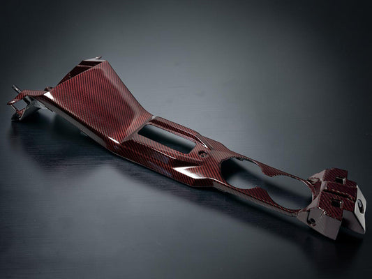 2020-2024 POLARIS RZR PRO XP / PRO R - RED WEAVE CARBON FIBER FRONT CENTER CONSOLE ( FULL )