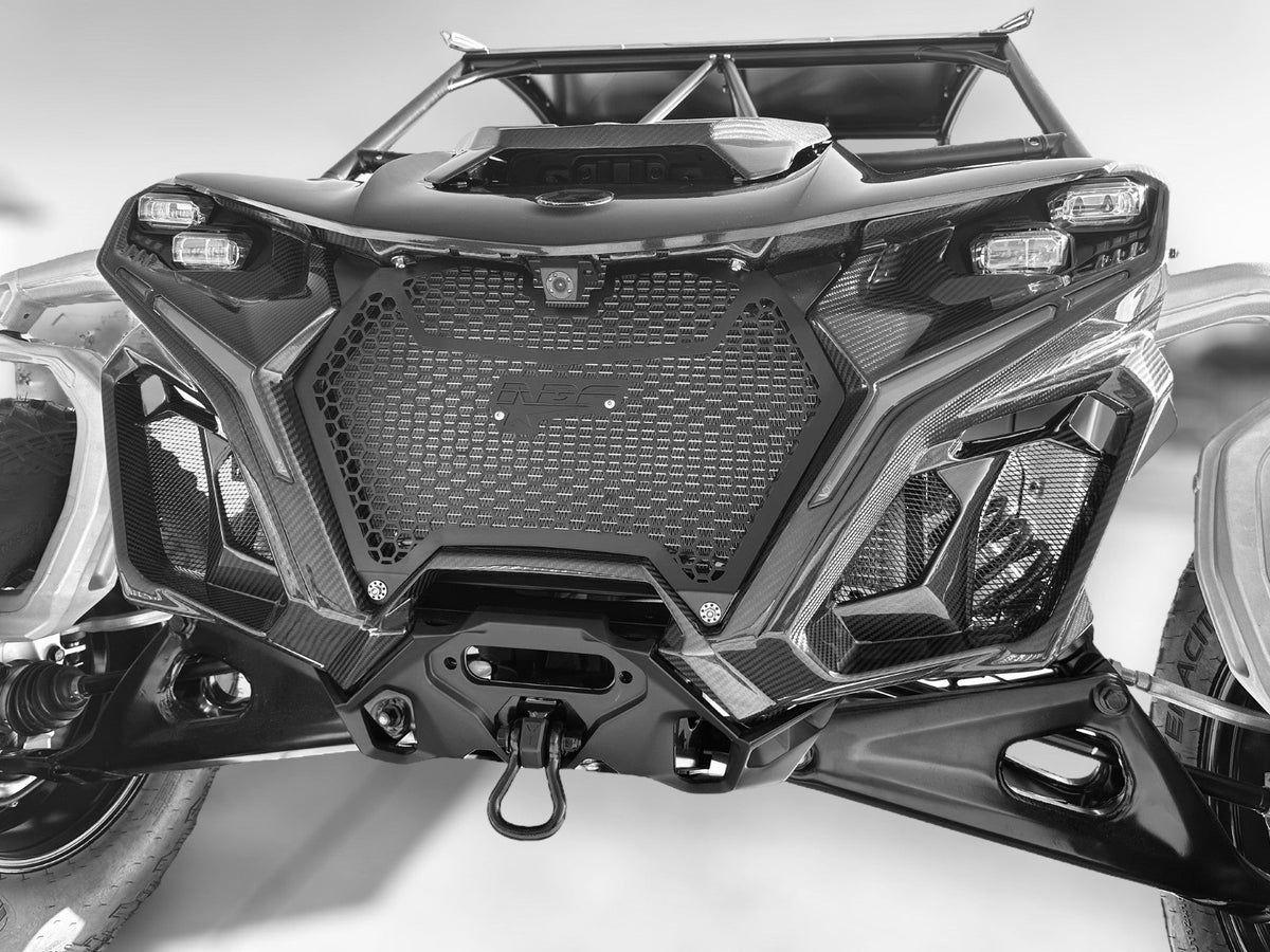 PRE-ORDER | CAN AM MAVERICK R CARBON FIBER FRONT FASCIA ( FULL )