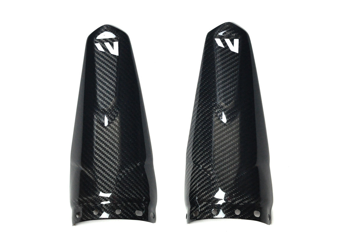 CAN AM MAVERICK X3 CARBON FIBER REAR SHOCK GUARDS