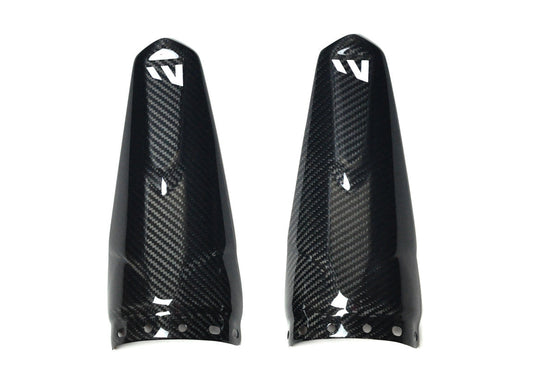 CAN AM MAVERICK X3 CARBON FIBER REAR SHOCK GUARDS