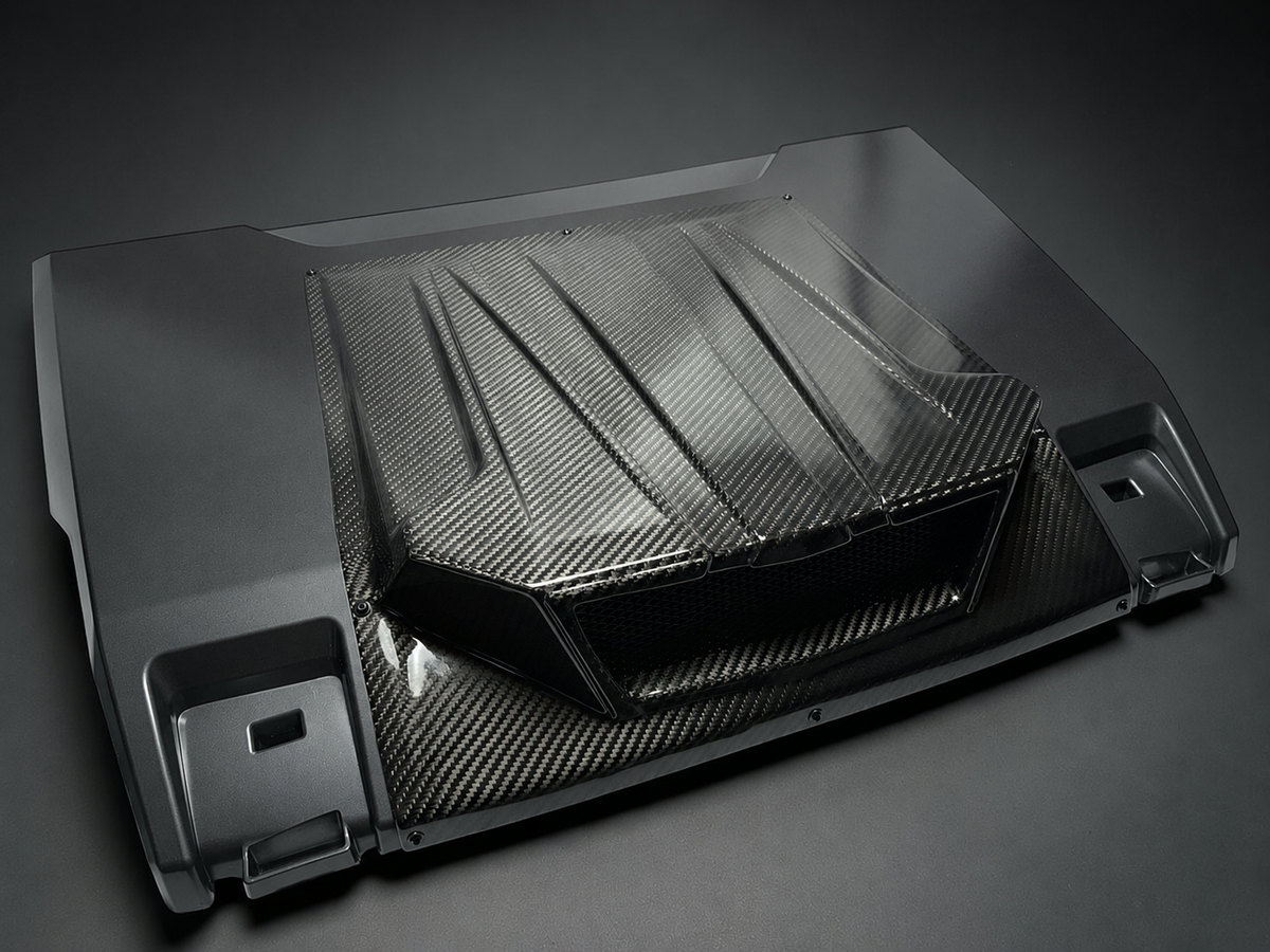 POLARIS XPEDITION CARBON FIBER HOOD SCOOP