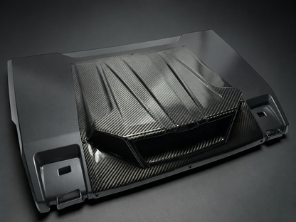 POLARIS XPEDITION CARBON FIBER HOOD SCOOP
