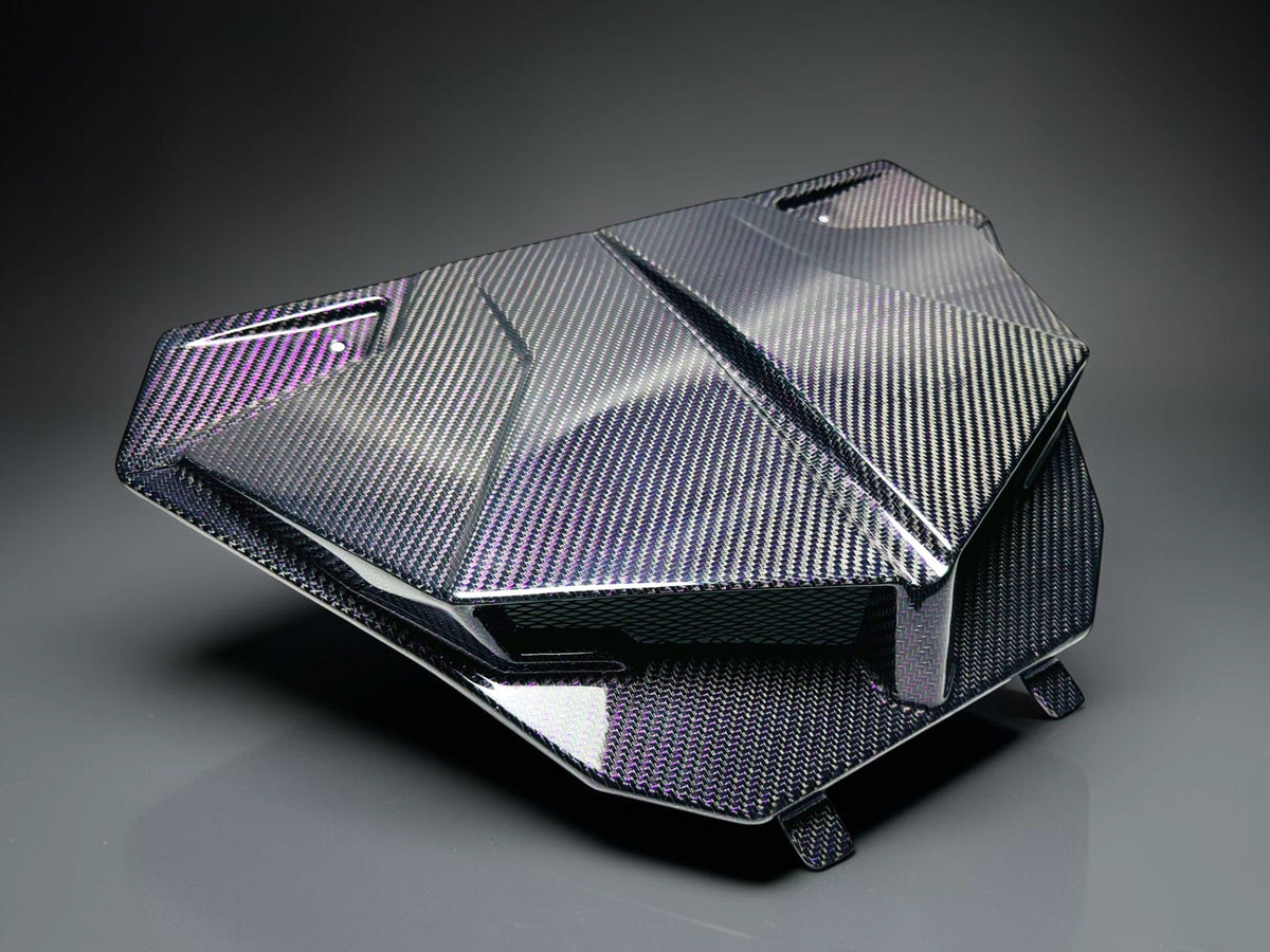2025+ POLARIS RZR PRO XP / PRO S / PRO R - 'F18' PURPLE WIRE CARBON FIBER HOOD - LIMITED EDITION
