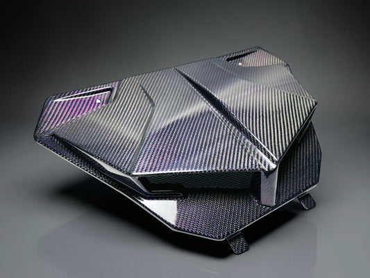 2025+ POLARIS RZR PRO XP / PRO S / PRO R - 'F18' PURPLE WIRE CARBON FIBER HOOD - LIMITED EDITION