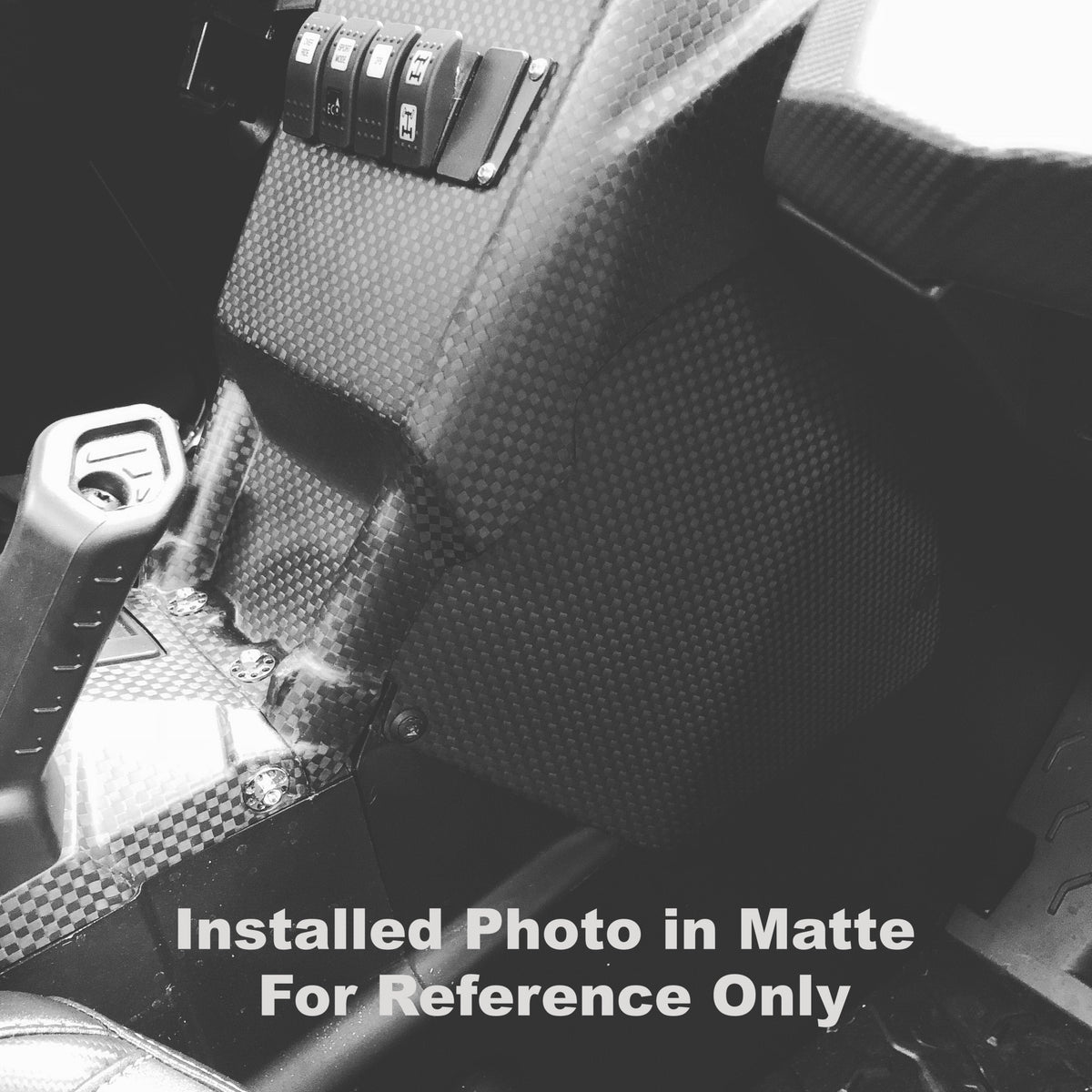 CAN AM MAVERICK X3 CARBON FIBER UNDER DASH PANELS