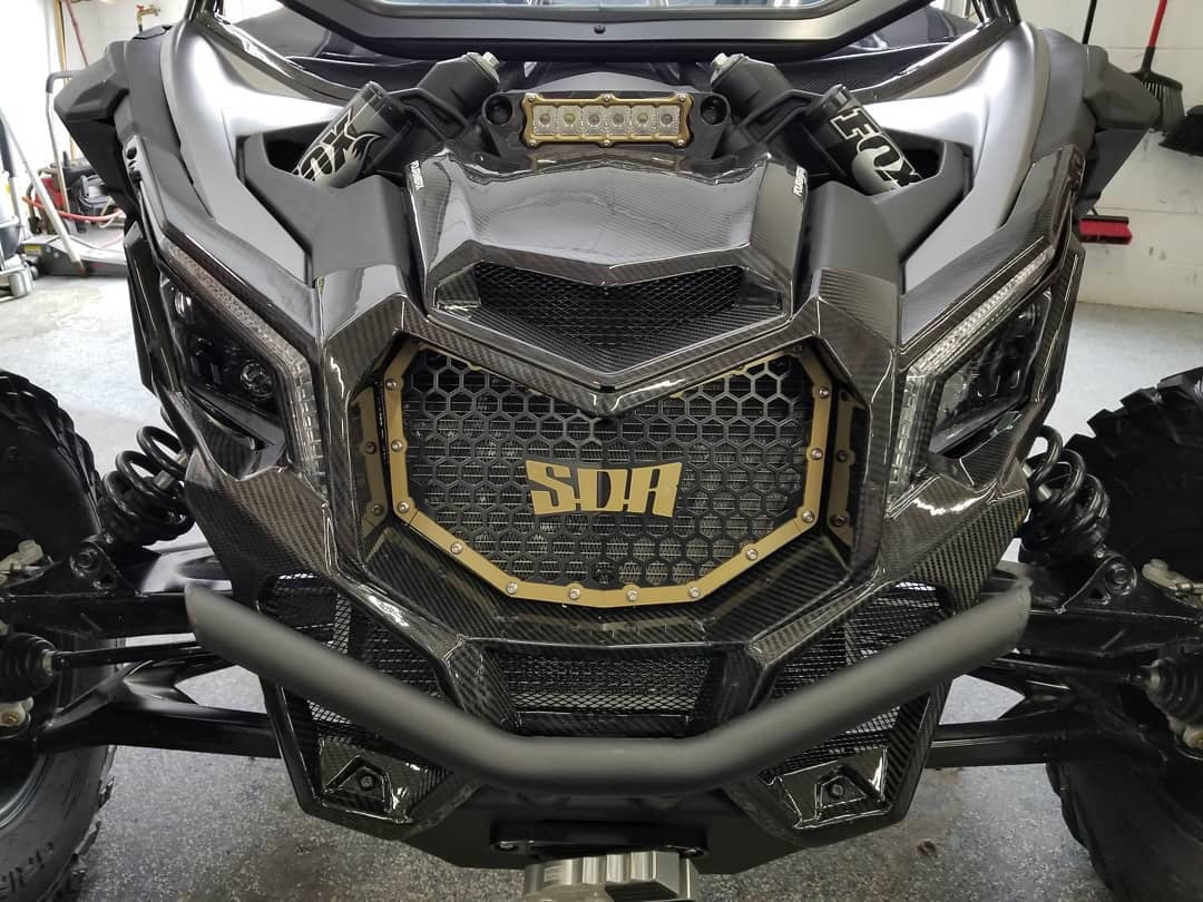 CAN AM MAVERICK X3 (17-25) | CARBON FIBER FRONT FASCIA