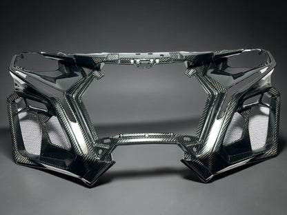 PRE-ORDER | CAN AM MAVERICK R CARBON FIBER FRONT FASCIA ( FULL )