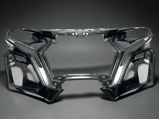 PRE-ORDER | CAN AM MAVERICK R CARBON FIBER FRONT FASCIA ( FULL )