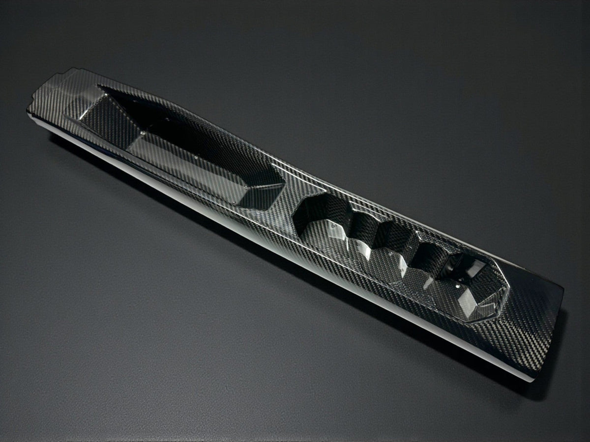 CAN AM MAVERICK R 'MAX' CARBON FIBER - REAR CENTER CONSOLE