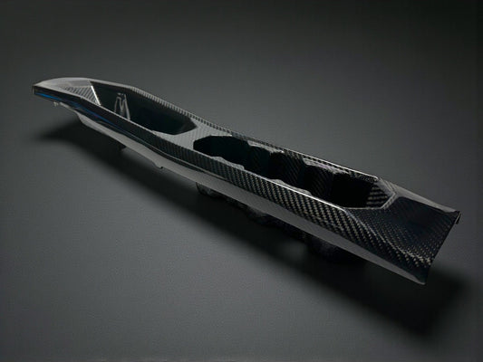 CAN AM MAVERICK R 'MAX' CARBON FIBER - REAR CENTER CONSOLE