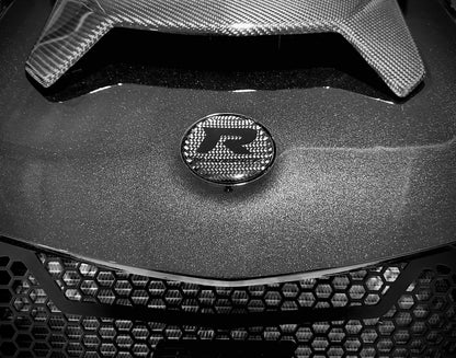 CAN AM MAVERICK R CARBON FIBER EMBLEM / BADGE
