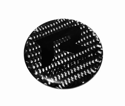 CAN AM MAVERICK R CARBON FIBER EMBLEM / BADGE